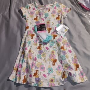 Disney Princess Dress With 2 Pr Socks